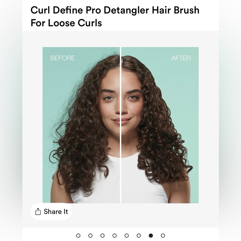 NWT - Conair Curl Define Pro Detangler Hair Brush (Large) - Picture 7 of 8